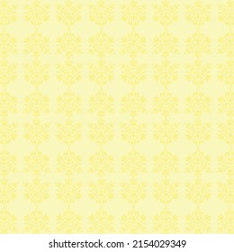 modern decorative patterns in yellow color on yellow background, vector