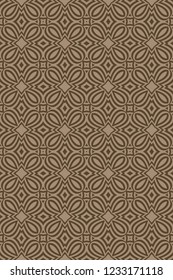 Modern Decorative seamless Abstract geometric pattern. Vector colored illustration. paper for scrapbook.