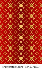 Modern Decorative seamless Abstract geometric pattern. Vector colored illustration. paper for scrapbook.