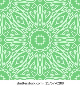 Modern Decorative seamless Floral pattern. Vector colored illustration. paper for scrapbook