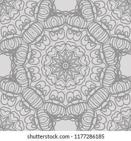 Modern Decorative seamless Floral pattern. Vector colored illustration. paper for scrapbook