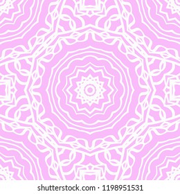 Modern Decorative seamless Floral pattern. Vector colored illustration. paper for scrapbook