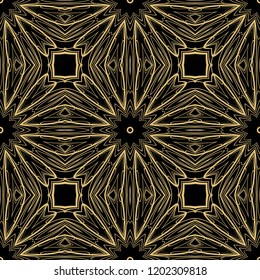 Modern Decorative seamless Floral pattern. Vector colored illustration. paper for scrapbook