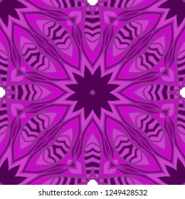 Modern Decorative Seamless Floral Pattern. Vector Colored Illustration. Paper For Scrapbook