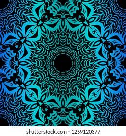 Modern Decorative Seamless Floral Pattern. Vector Colored Illustration. Paper For Scrapbook
