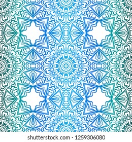 Modern Decorative seamless Floral pattern. Vector colored illustration. paper for scrapbook.