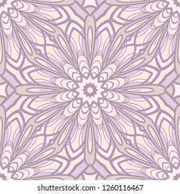 Modern Decorative seamless Floral pattern. Vector colored illustration. paper for scrapbook.