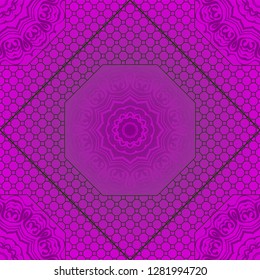 Modern Decorative seamless Floral pattern. Vector colored illustration. paper for scrapbook.