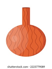 Moderne dekorative Vase. Vektorgrafik