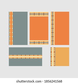 Modern decorative vector frames. Editable design templates for web, social media, promo, ads, banners etc.