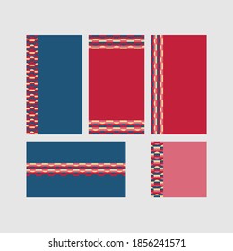Modern decorative vector frames. Editable design templates for web, social media, promo, ads, banners etc.