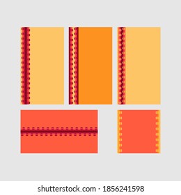 Modern decorative vector frames. Editable design templates for web, social media, promo, ads, banners etc.