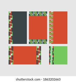 Modern decorative vector frames. Editable design templates for web, social media, promo, ads, banners etc.