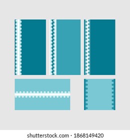 Modern decorative vector frames. Editable design templates for web, social media, promo, ads, banners etc.