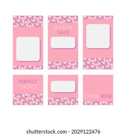 Modern decorative vector frames. Editable design templates for web, social media, stories, ads, banners etc.