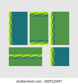 Modern decorative vector frames. Editable design templates for web, social media, promo, ads, banners etc.