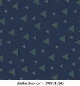 Modern decorative vector geometric pattern design for fabric and printing. Seamless repeating abstract texture background. Simple triangle shapes. Suitable for wallpaper, screen printing and textile