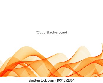 Modern decorative wave stylish dynamic background vector