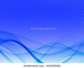Moderner, dekorativer, wellenstilisierter dynamischer Hintergrund, Vektorgrafik