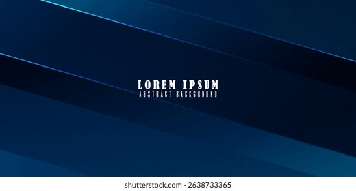 Modern Deep Blue Geometric Background. Modern vector illustration