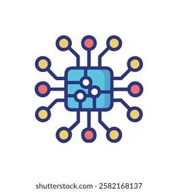 Modern Deep Learning Logo Design