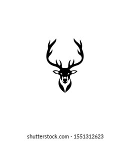 Modern Deer Head Illustration Logologo Buttons Stock Vector (Royalty ...