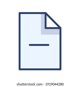 Modern delete document icon emblem