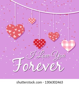 Modern and delicate love background