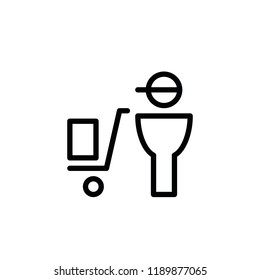 Modern delivery icon