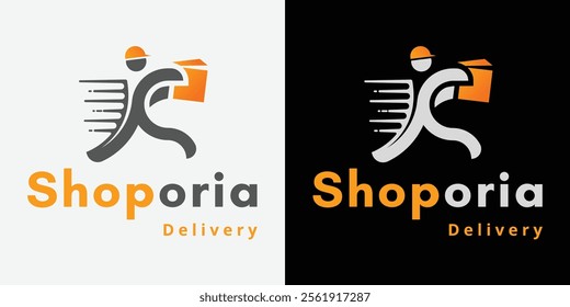 modern delivery logo design vector illustration