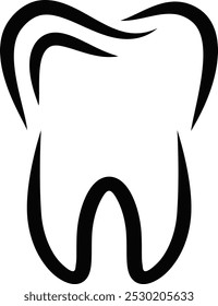 moderner Dentallogo, Ikone