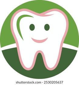 modern dental logo icon vector