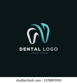 modern dental logo template