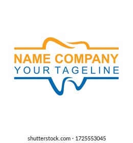 modern dental logo for your company or dental clinic.