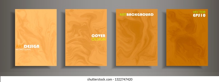 Modern design A4. Abstract marble texture of colored bright liquid paints. Splash trends paints. Used design presentations, print, flyer, business cards, invitations, calendars, sites, packaging, cove