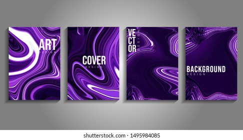 Modern design A4 Abstract marble texture of colored bright liquid paints.Splash of acrylic paints.Used design presentations, print,flyer,business cards,invitations, calendars,sites, packaging,cover.