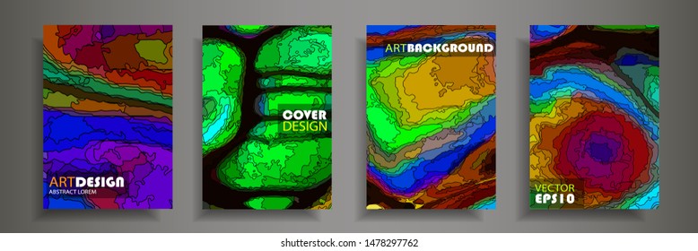 Modern design A4.Abstract bright texture of colored bright liquid paints.Splash  trends paints.Used design presentations, print,flyer,business cards,invitations, calendars,sites, packaging,cover.