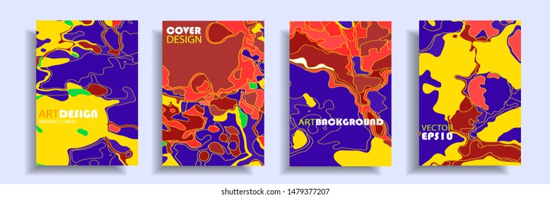 Modern design A4.Abstract bright texture of colored bright liquid paints.Splash  trends paints.Used design presentations, print,flyer,business cards,invitations, calendars,sites, packaging,cover.