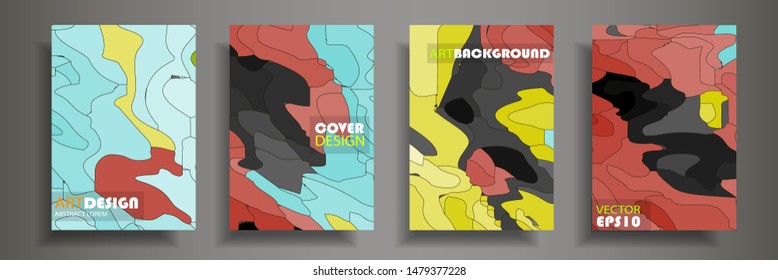 Modern design A4.Abstract bright texture of colored bright liquid paints.Splash  trends paints.Used design presentations, print,flyer,business cards,invitations, calendars,sites, packaging,cover.
