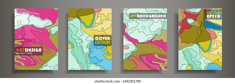 Modern design A4.Abstract bright texture of colored bright liquid paints.Splash  trends paints.Used design presentations, print,flyer,business cards,invitations, calendars,sites, packaging,cover.