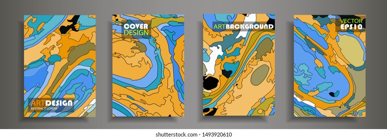 Modern design A4.Abstract bright texture of colored bright liquid paints.Splash  trends paints.Used design presentations, print,flyer,business cards,invitations, calendars,sites, packaging,cover.