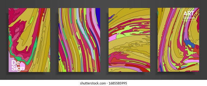 Modern design A4.Abstract bright texture of colored bright liquid paints.Splash  trends paints.Used design presentations, print,flyer,business cards,invitations, calendars,sites, packaging,cover.