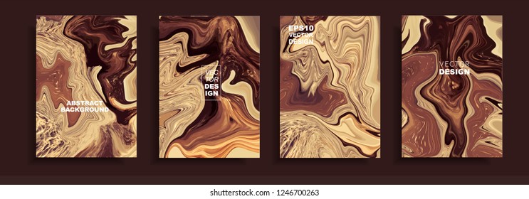 Modern design A4.Abstract marble ceramic texture of colored bright liquid paints. Plating of acrylic paints. Design presentations, print, flyer, business cards, invitations, calendars, websites