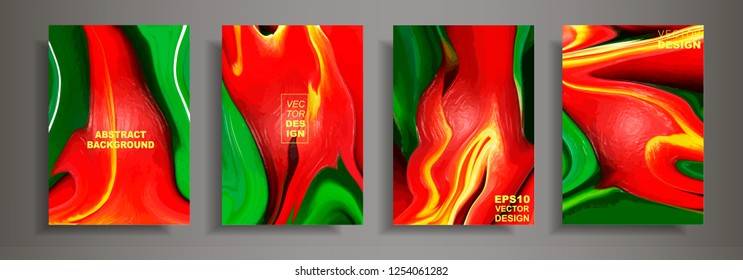Modern design A4.Abstract marble texture of colored bright liquid paints.Splash of acrylic paints.Used design presentations, print,flyer,business cards,invitations, calendars,sites, packaging,cover.