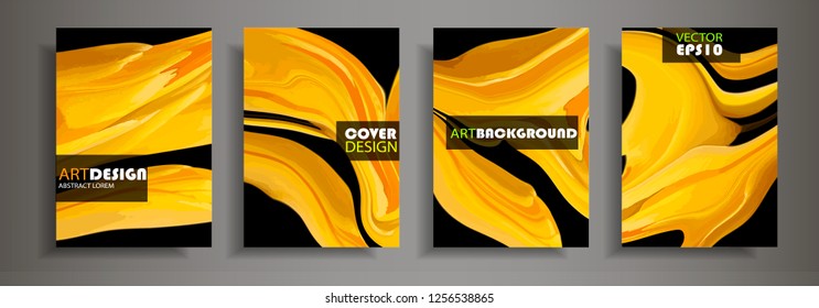 Modern design A4.Abstract marble texture of colored bright liquid paints.Splash neon acrylic paints.Used design presentations, print,flyer,business cards,invitations, calendars,sites, packaging,cover.