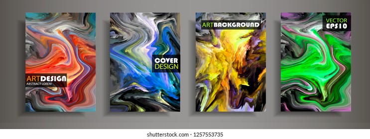 Modern design A4.Abstract marble texture of colored bright liquid paints.Splash neon acrylic paints.Used design presentations, print,flyer,business cards,invitations, calendars,sites, packaging,cover.