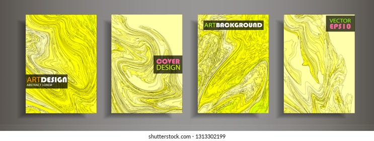 Modern design A4.Abstract marble texture of colored bright liquid paints.Splash trends paints.Used design presentations, print,flyer,business cards,invitations, calendars,sites, packaging,cover.