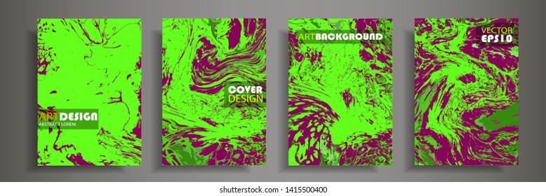 Modern design A4.Abstract marble texture of colored bright liquid paints.Splash trends paints.Used design presentations, print,flyer,business cards,invitations, calendars,sites, packaging,cover.