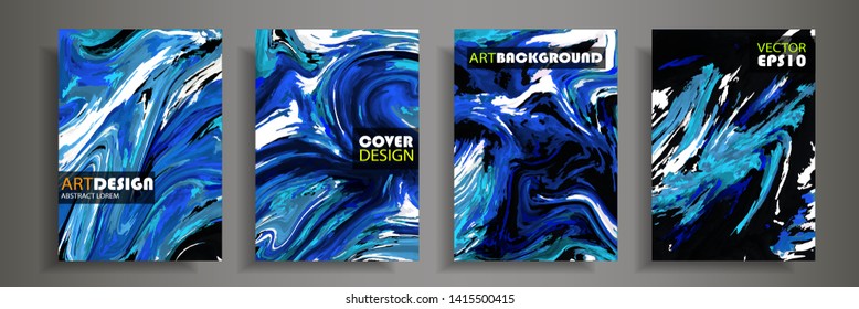 Modern design A4.Abstract marble texture of colored bright liquid paints.Splash trends paints.Used design presentations, print,flyer,business cards,invitations, calendars,sites, packaging,cover.