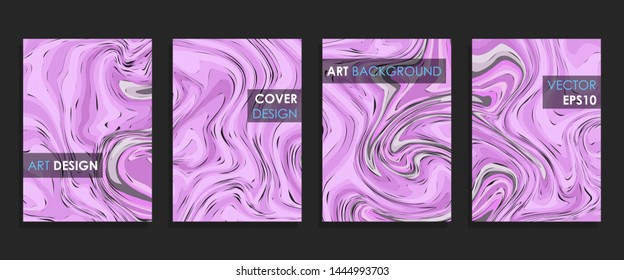 Modern design A4.Abstract marble texture of colored bright liquid paints.Splash trends paints.Used design presentations, print,flyer, cards,invitations, calendars,sites, packaging,cover templates.